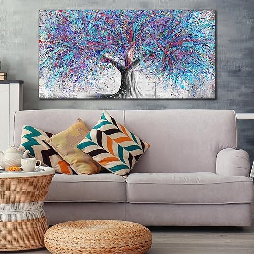 GUGIKA Tree Canvas Wall Art for Living Room, Abstract Print Painting Picture - Image 4