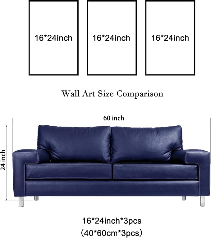 Wieco Art 3 Piece Banksy Famous Canvas Paintings Wall Art Raining day Modern - Image 6