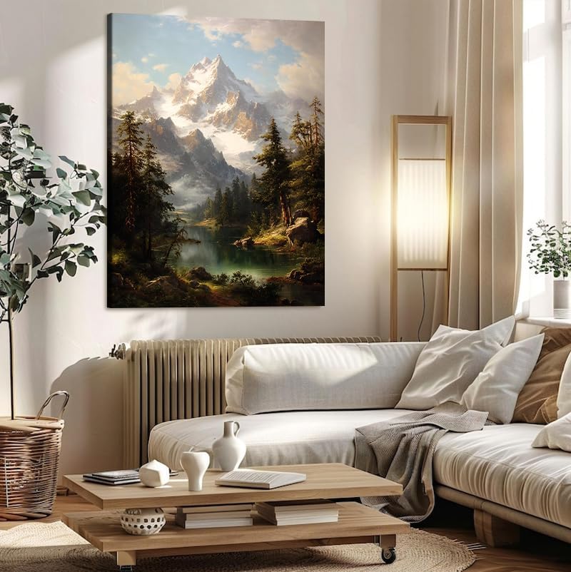 Serene Landscape Canvas Wall Art - Image 2