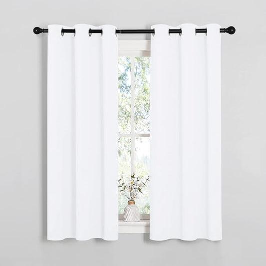 NICETOWN 50% Light Blocking Curtain Panels by NICETOWN