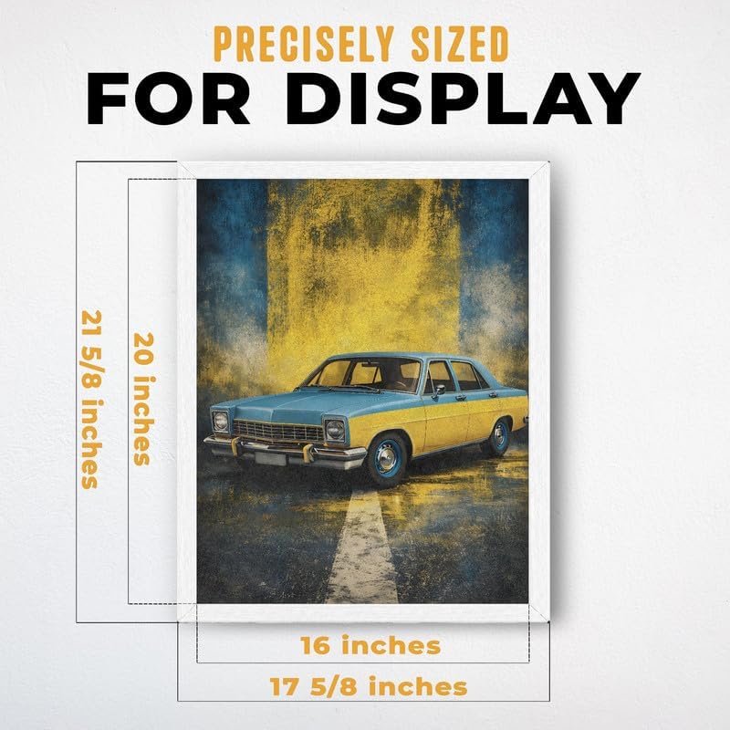 InkFlow Posters Vintage Car Canvas Poster - Image 3