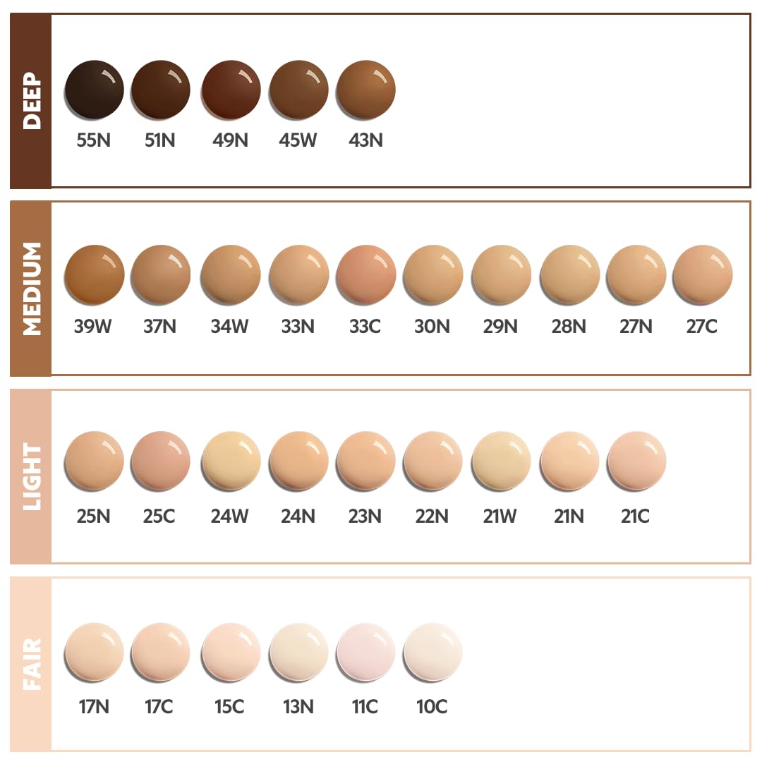TIRTIR Mask Fit Red FoundationㅣLong Lasting Flawless Coverage, Energy Essence, Lightweight, Hydrating, Pore-Blurring, Breathable Satin Finish, Makeup, Radiant Skin, #39W Caramel, 1.01 Fl Oz