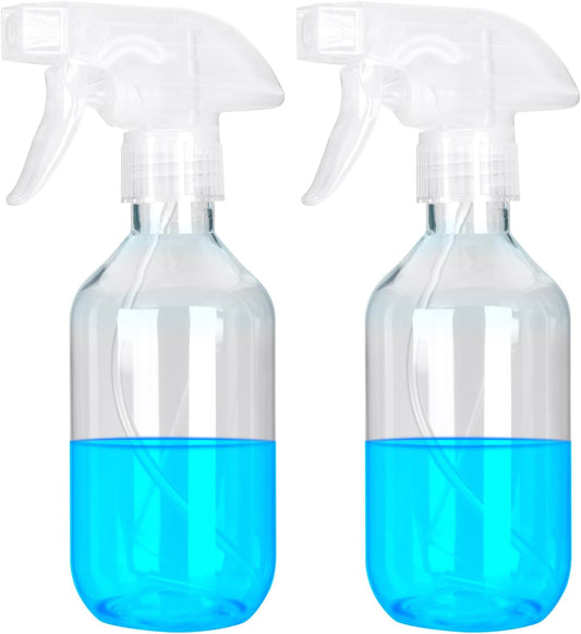 Plastic Spray Bottles - 10.5OZ/300ML Empty Spray Bottles for Cleaning Solutions,Pet, Essential Oils, Hair, Cooking - Mist/Stream Water Bottle