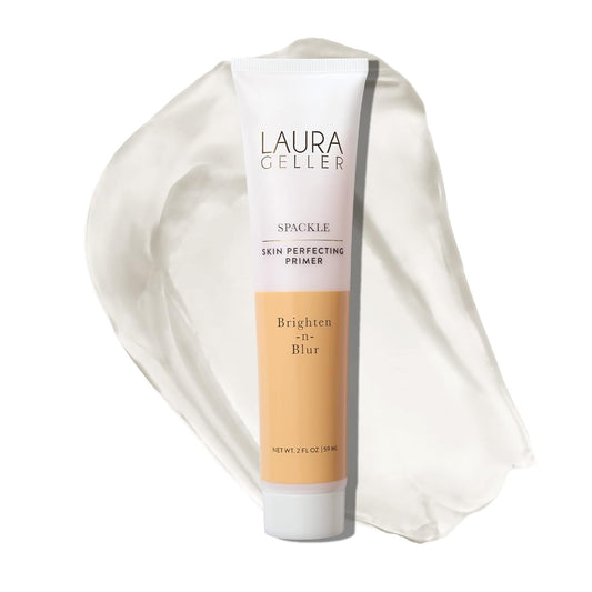 LAURA GELLER NEW YORK Spackle Primer - Brighten-n-Blur - Super-Size 2 Fl Oz - Mattifying Makeup Primer for Mature Skin