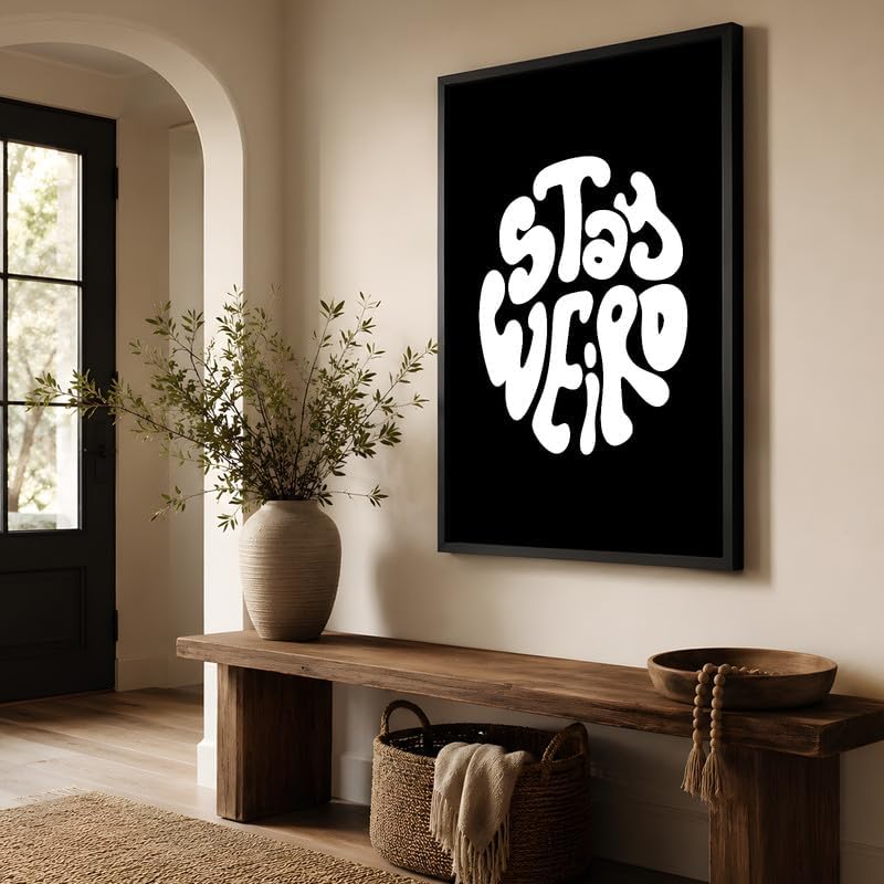 InkFlow Posters Stay Weird Canvas Poster - Image 3