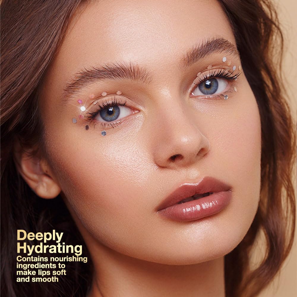 Honey Tinted Lip Balms Lip Stain, Sheer Hydrating Lip Skin Tint, Gloss Balm Moisturizing Lip Color for All Skin Tones, Nourishing Lip Balm with a Hint of Natural Black Cherry Tint (Black)