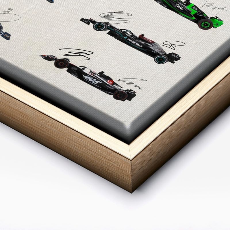 InkFlow Posters Car Racing Canvas Poster - Image 2