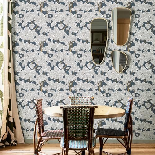 JiffDiff Tree Wallpaper Peel and Stick Jungle Wall Paper Forest Mural Stick on - Image 3