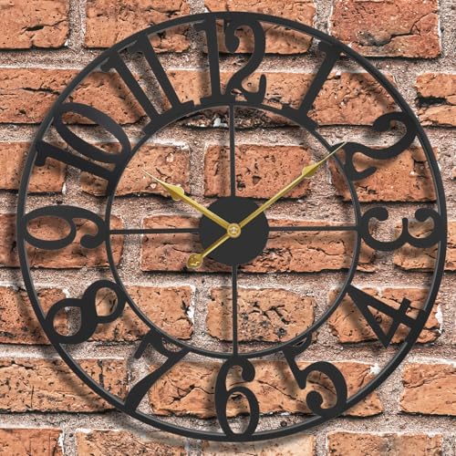 30 Inch Large Waterproof Outdoor Clock by SUKYING