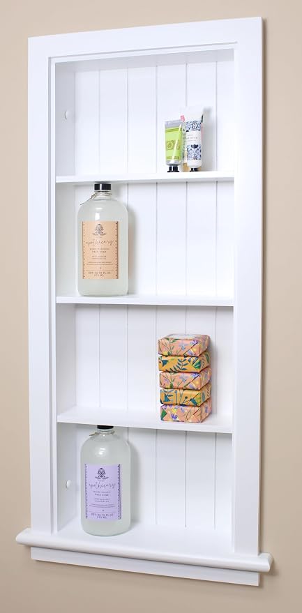 14x36 Aiden Recessed Wall Niche Medicine Cabinet Replacement, in The Wall by FoxHollowFurnishings
