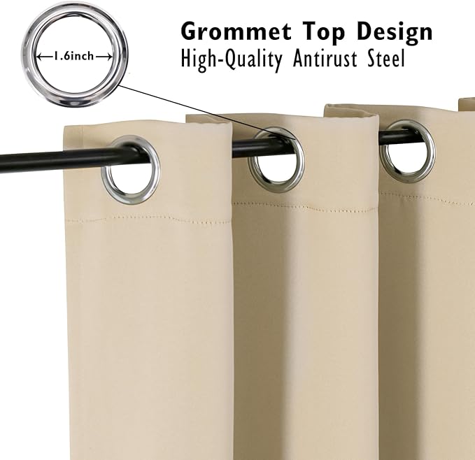 ChrisDowa Blackout Curtains 54 inches Long - Image 2