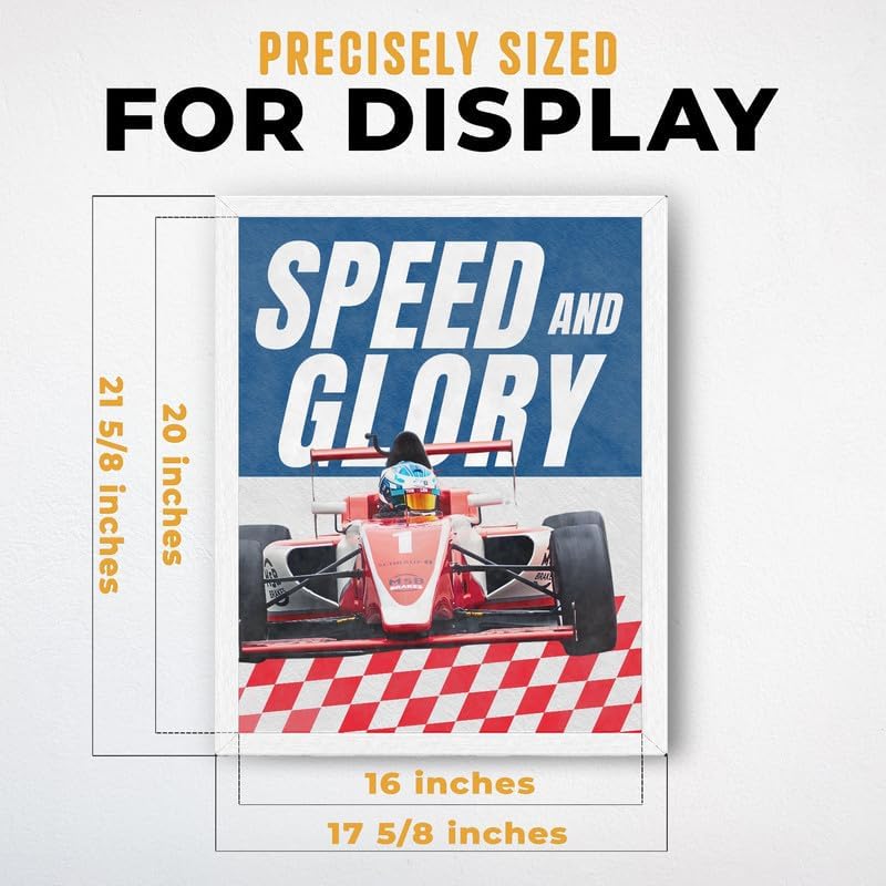 InkFlow Posters Racing Car Canvas Poster - Image 3