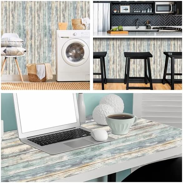Arthome 17"×393" Rustic Wood Contact Paper Peel and Stick Self-Adhesive - Image 5