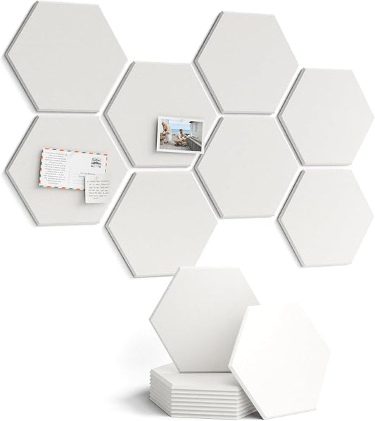 Fluxynara Hexagon Cork Board Alternative by FLUXYNARA