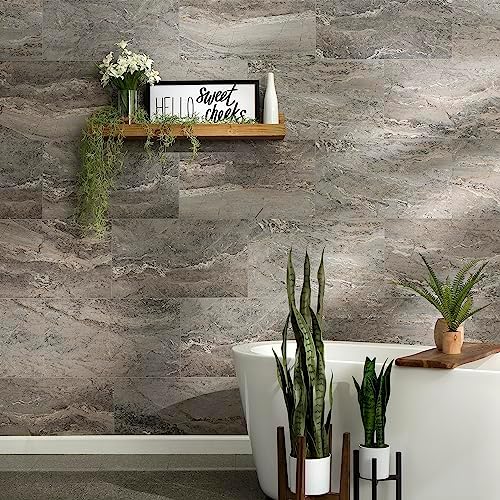 Palisade Interlocking Vinyl Waterproof Wall/Backsplash Tiles - Image 2