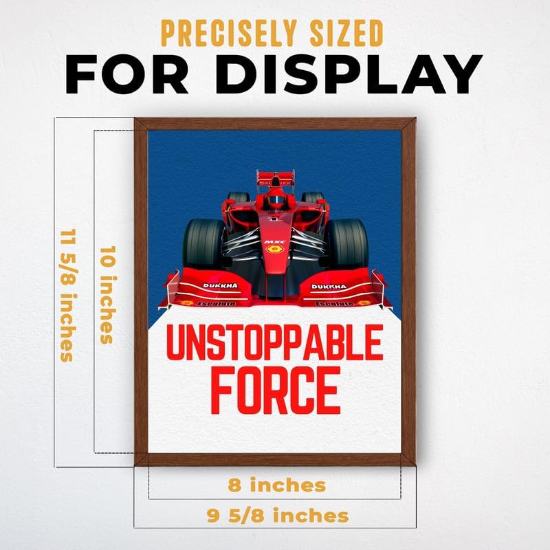 InkFlow Posters Racing Car Canvas Poster - Image 3