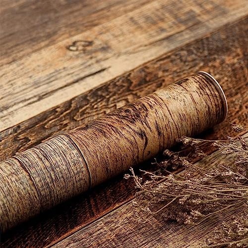 Wood Grain Contact Paper Peel and Stick Wood Look Wallpaper by TANONE