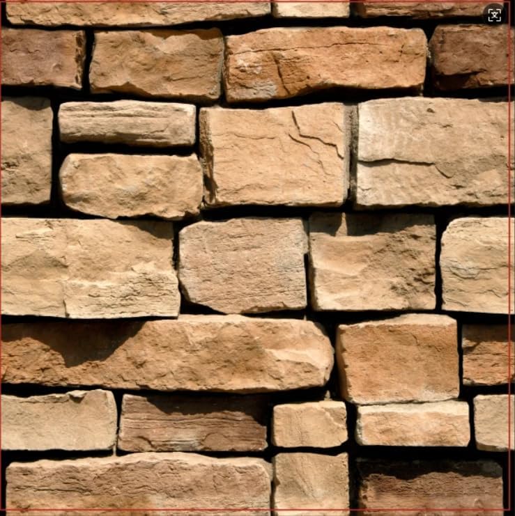 COMSTICKC 3D Peel and Stick Faux Stone Wall Panels by COMSTICKCDECOR