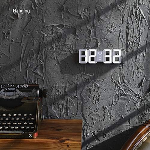 mooas 3D Pure mini Dual LED Clock - Image 4