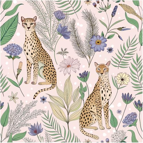 Floralplus Wallpaper Peel and Stick Vintage Pink Floral Wallpaper by Floralplus