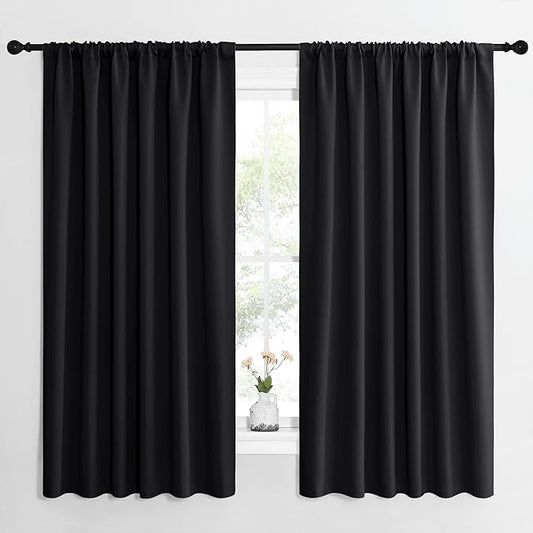 NICETOWN Halloween Black Blackout Curtain Blinds by NICETOWN