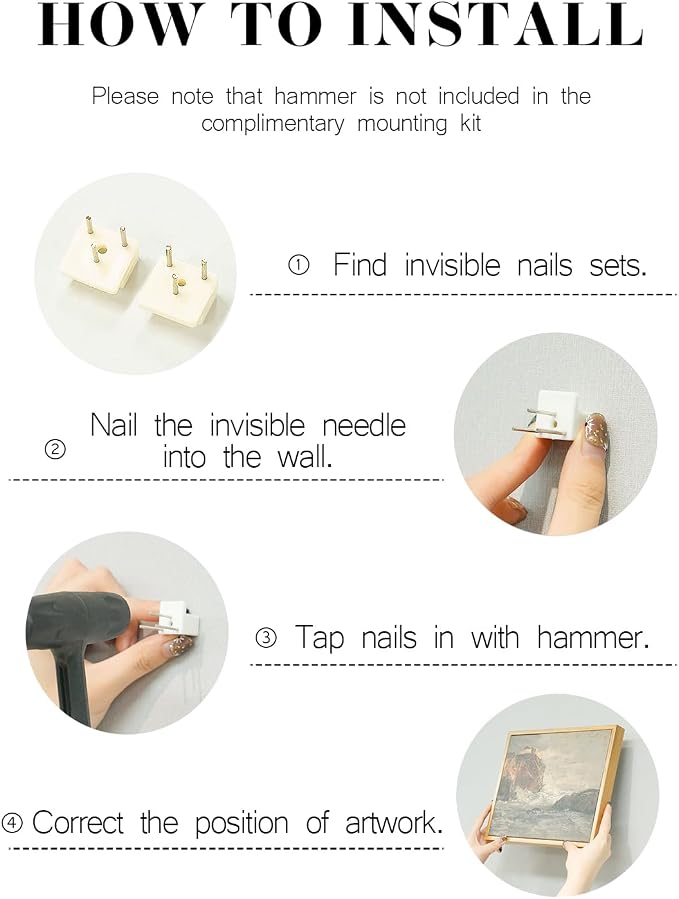 InSimSea Framed Canvas Wall Art, Vintage Floral Wildflower Field Prints Wall - Image 6