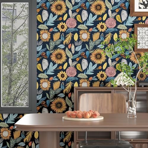 Laatse Boho Wallpaper Peel and Stick 17.5"x118" - Image 6