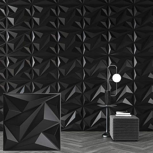Heikki 30 Pack 3D Wall Panel for Interior Wall Décor, PVC Flower Textured Wall by YourBestChoices