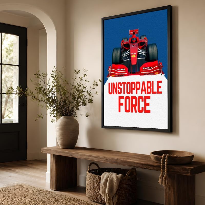InkFlow Posters Racing Car Canvas Poster - Image 4