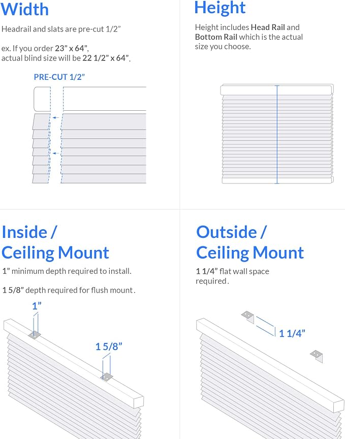 CHICOLOGY Blinds for Windows, Mini Blinds, Window Blinds, Door Blinds, Blinds & - Image 7