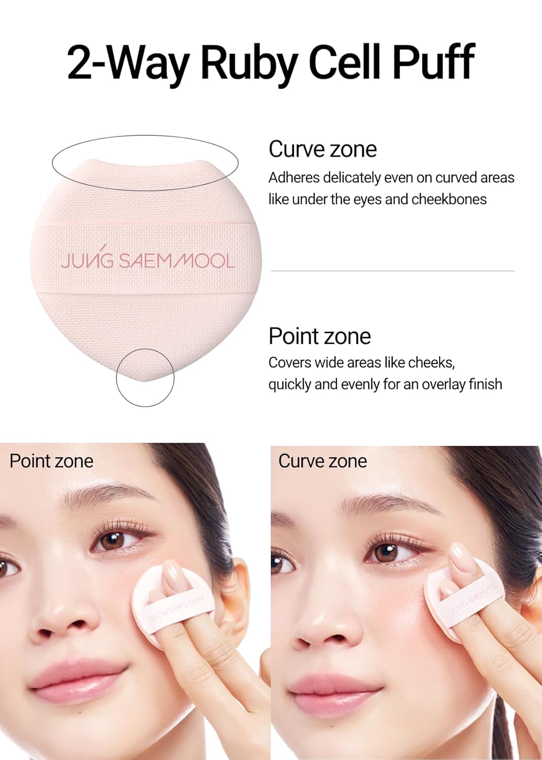 JUNGSAEMMOOL Artist Cushion Blush (Coral Halo) | Easy to Blend, Lightweight, Hydrating Korean Makeup Cushion Blush for Dewy & Glowing Cheeks