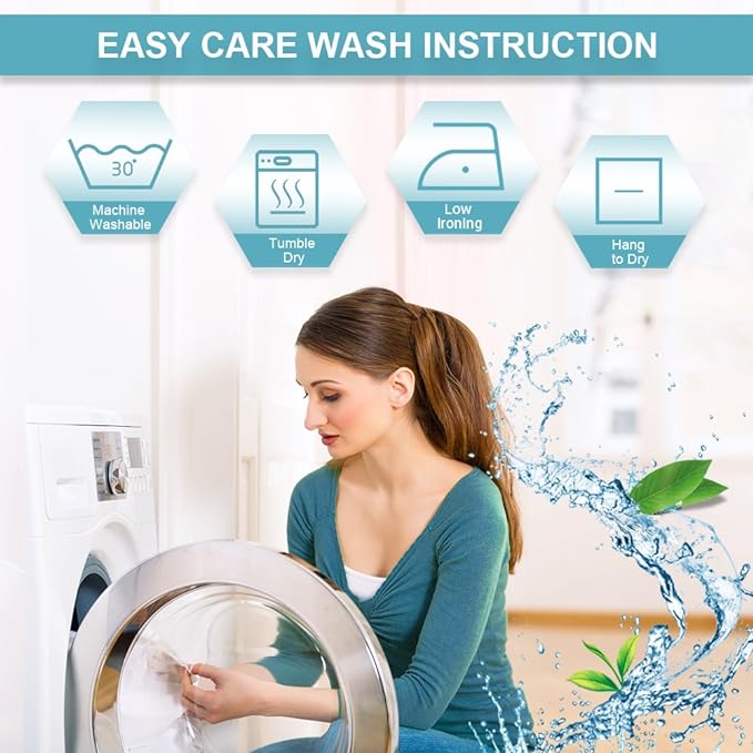 RYB HOME Bathroom Curtains Blackout - Image 8