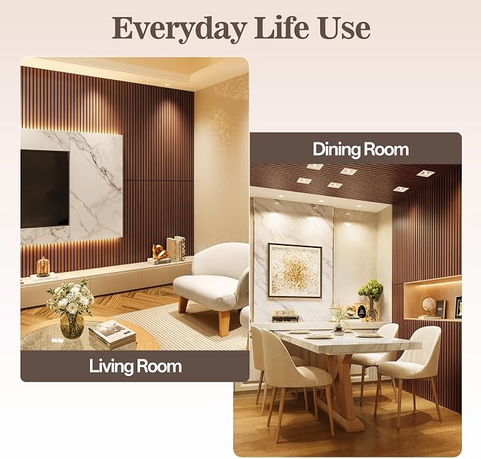 2 Pack Wood Panels for Wall, 47.24" x 23.81" Acoustic Wood Slat Wall Panel for - Image 3