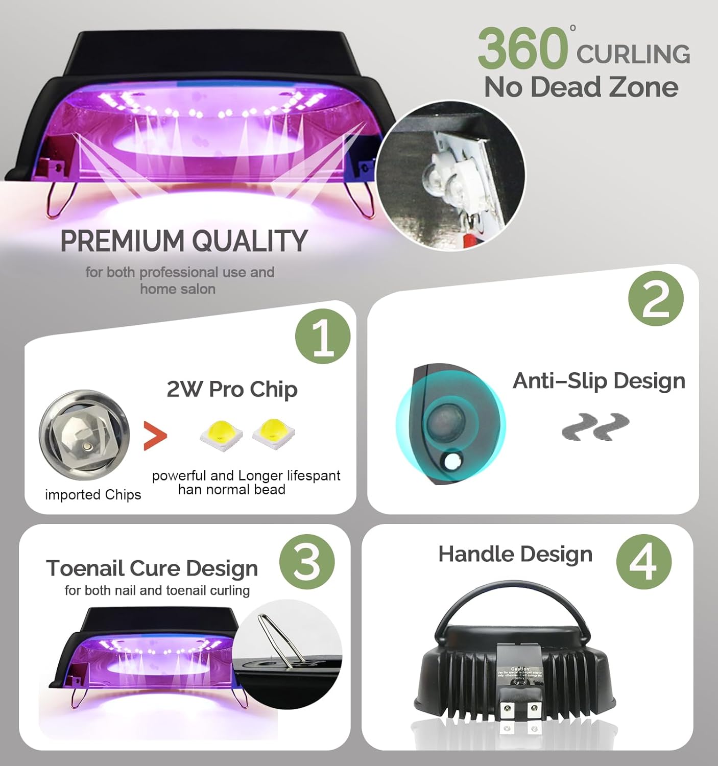 Professional Cordless UV LED Nail Lamp, Rechargeable Led Gel Nail Dryer, UV Light for Nails,Portable LED Gel Nail Curing Dryer, Curing Lamp with Touch Screen Sensor