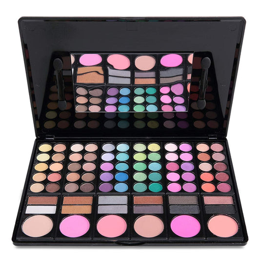 Pro Makeup Gift Set All In One Makeup Palette Cosmetic Contouring Kit 78 Colors Eyeshadow Palette with Blush, Face Powder and Lip Gloss #1 - Ideal Gift for Holiday