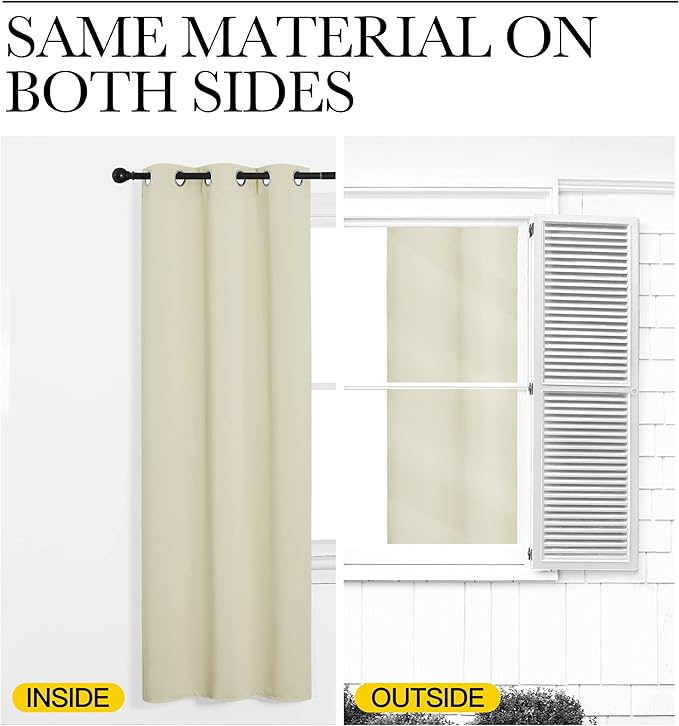 NICETOWN Privacy Room Separating Divider, Wall Space Dividers Curtain Screen - Image 5