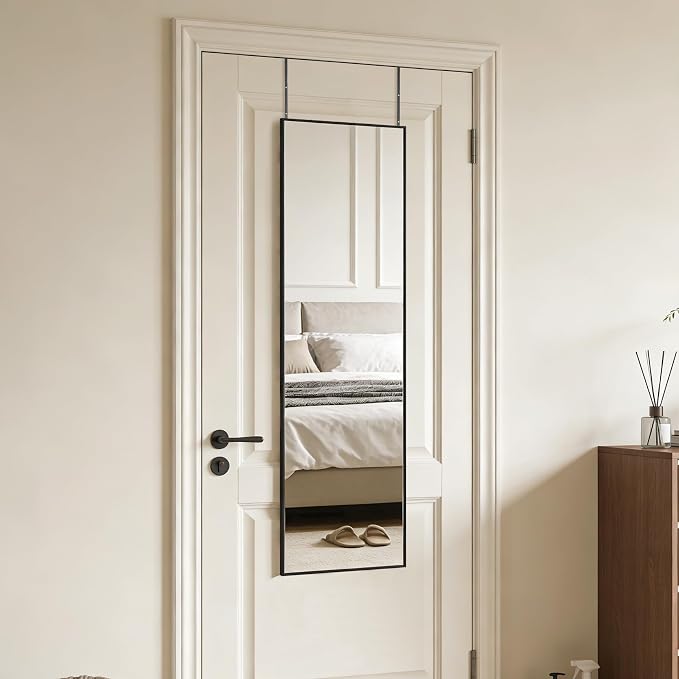 Ruomeng 48x14 Inch Full Length Door Hanging Mirror, Rectangle Full Body Mirror by Ruomeng