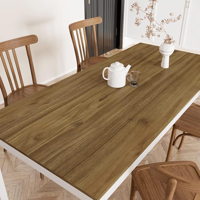 WESTICK Peel and Stick Countertops Waterproof Brown Wood Contact Paper - Image 2