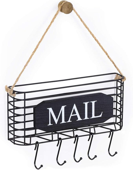 SRIWATANA Mail Key Holder for Wall, Mail Organizer Wall Mount, Small Size by SRIWATANA