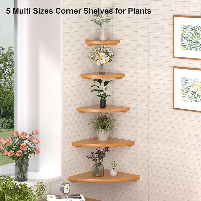 Gieanoo Floating Corner Shelves - Image 6