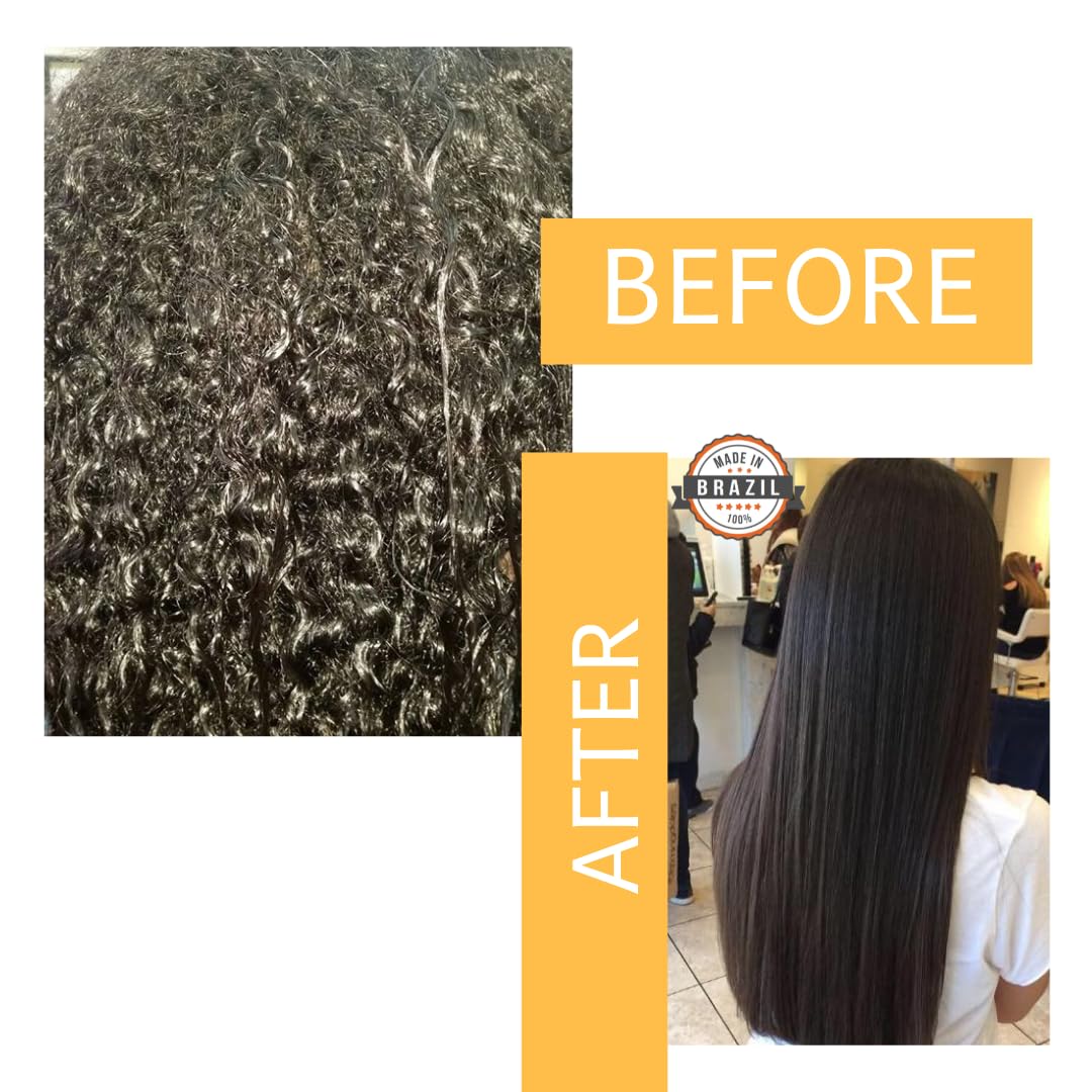 KERAZON Brazilian Keratin Treatment Buriti Liss Kit 2oz/60ml - At Home Keratin Treatment Smoothing and Straightening - Keratina para Alisar el Pelo - For All Hair Types