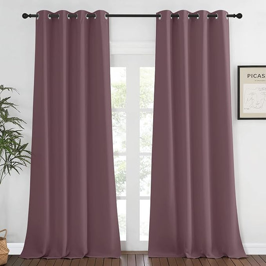 NICETOWN Blackout Window Curtain 90 inch Length by NICETOWN
