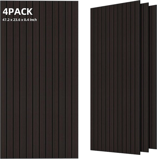 TO-TH Wood-Look Sound Panels, 4 Pack 47.2” x 23.6” Soundproof Wall Panels by TO-TH