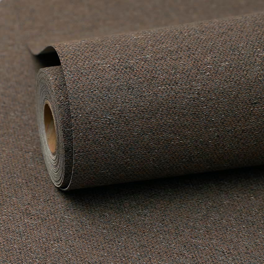 Grasscloth Textured Peel&Stick Wallpaper Slight Velvety Fabric by Unknown