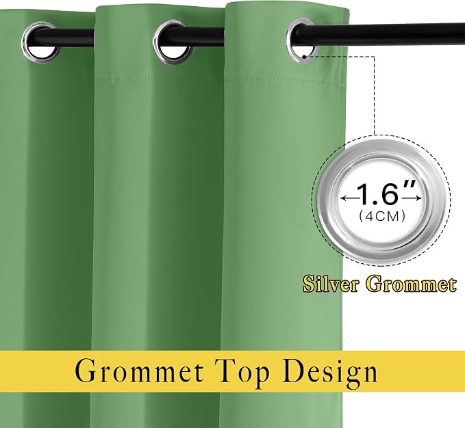 NICETOWN Door Curtain for Closet Doors 80 Inches Long 1 Panel, Room Divider - Image 5