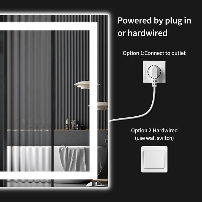 30"x48" LED Bathroom Mirror - Image 5