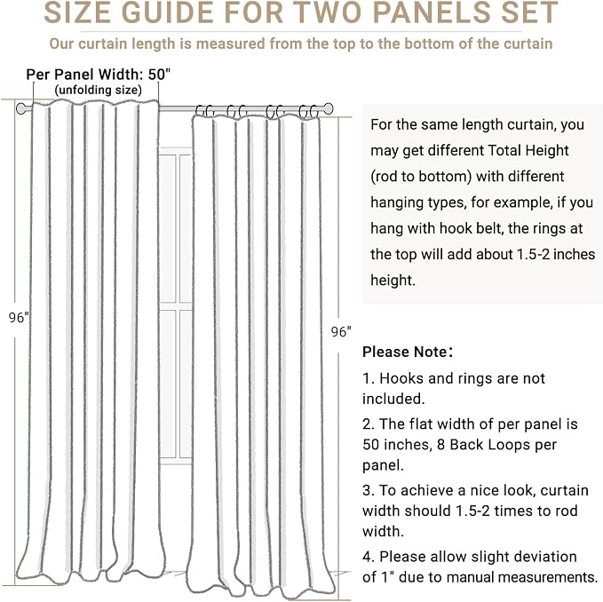 100% Blackout Shield Olive Green Linen Blackout Curtains - Image 7