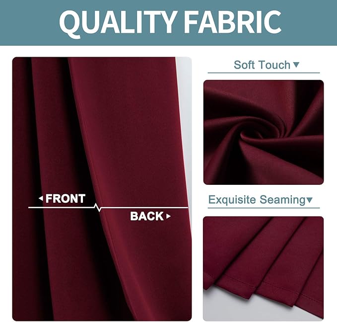 ChrisDowa Grommet Blackout Curtains - Image 3