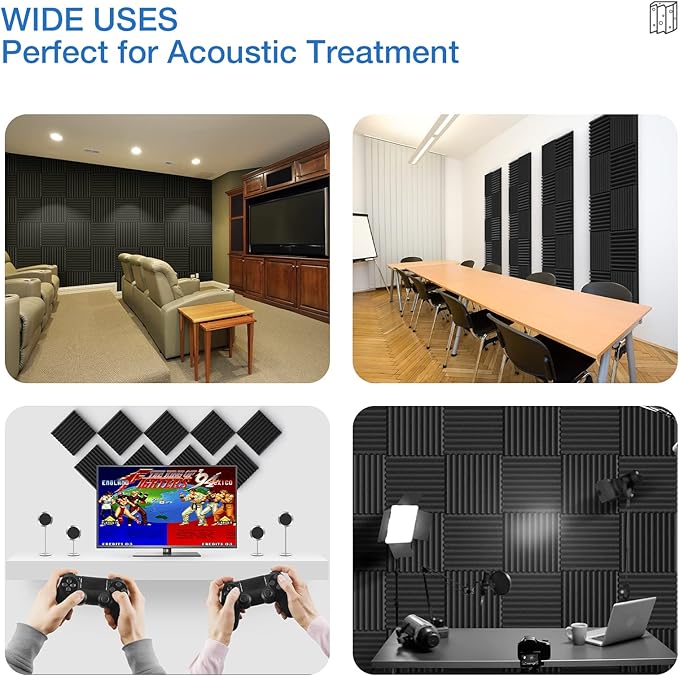 24 Pack Sound Proof Foam Panels - Image 6