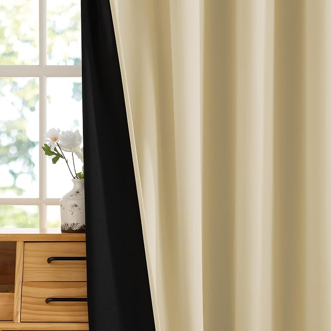 RYB HOME 100% Blackout Room Divider Curtains - Image 7